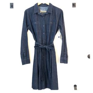 Gap denim shirt dress